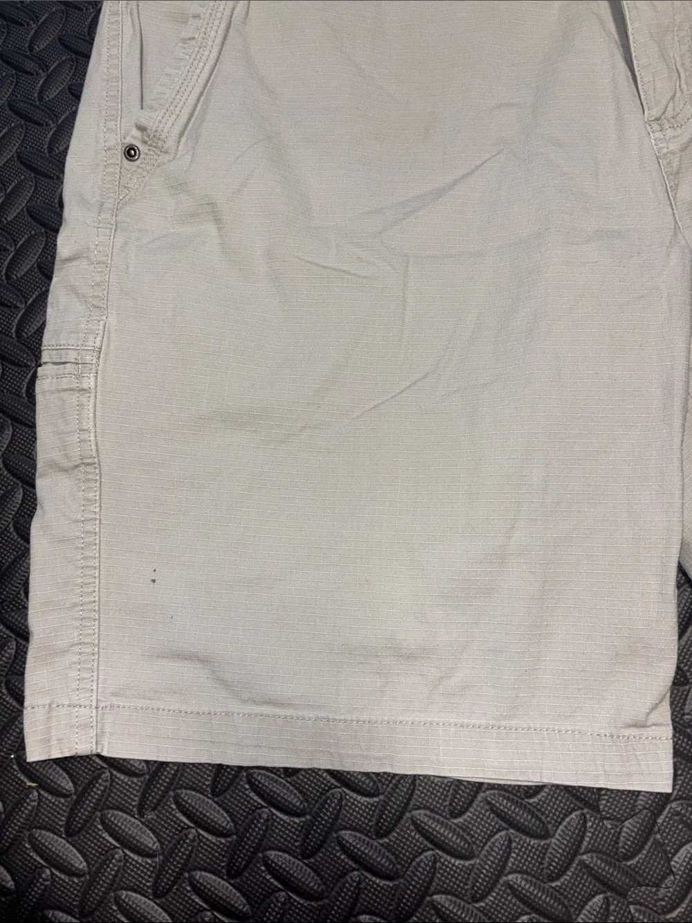 Men's Casual Cotton Shorts - Light Beige